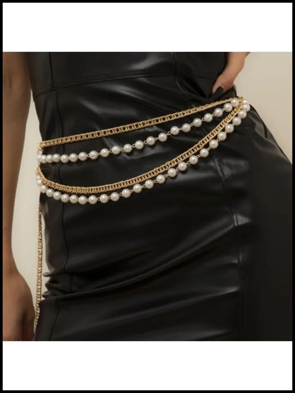 Chain Belt with Sunflower Butterfly Waist Chain Plus Size Long Gold Chain Belt